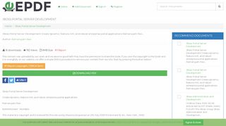 
                            9. JBoss Portal Server Development - PDF Free Download - ePdf