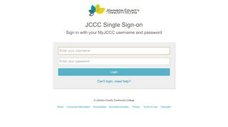 
                            10. JCCC Single Sign-on