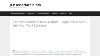 
                            10. jcp associate kiosk | jcpenney employee login