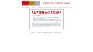 
                            3. JCPenney Online Credit Center - jcpcreditcard.com