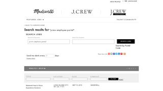 
                            1. Jcrew Employee Portal - J.Crew Group, Inc. Jobs - Jobs at J.Crew