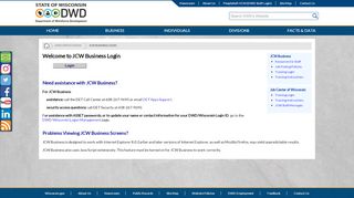 
                            5. JCW Business Application Login - Wisconsin …