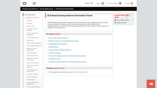 
                            2. JD Edwards EnterpriseOne Information Portal | Applications ...