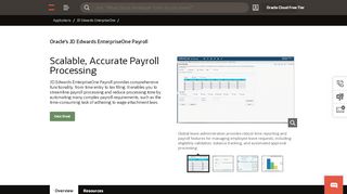 
                            4. JD Edwards EnterpriseOne One Payroll | Oracle