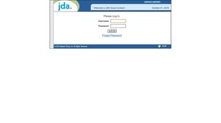 
                            5. JDA Cloud Connect: Login