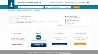 
                            4. JDA Software, Inc. | Better Business Bureau® Profile