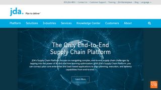 
                            2. JDA Software: Leading Supply Chain Cloud Platform Powered by AI/ML