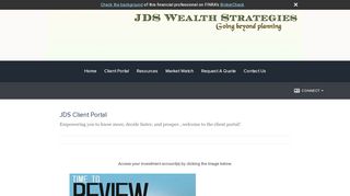 
                            5. JDS Client Portal : JDS Wealth Strategies