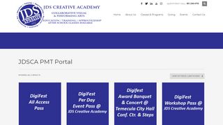 
                            9. JDSCA PMT Portal - JDS Creative Academy