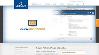 
                            2. JE Dunn Partners Website Information | JE Dunn Construction