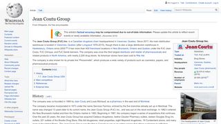 
                            9. Jean Coutu Group - Wikipedia