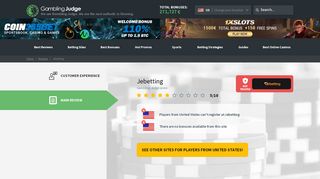 
                            5. Jebetting review - welcome bonuses and offers ...