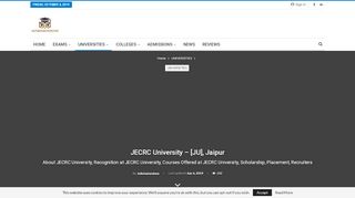 
                            6. JECRC University - [JU], Jaipur - admissiondone.com