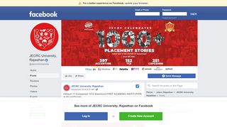 
                            7. JECRC University, Rajasthan - Posts | Facebook