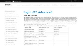 
                            6. JEE Advanced 2019 login|JEE Advanced login|Login JEE ...