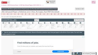 
                            5. JEE Advanced Paper 2 Solutions 2017: Free, No Login, Fast ...