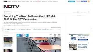 
                            9. JEE Main 2018: Online CBT Questions, Exam Pattern, …