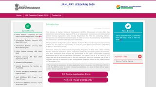 
                            6. jeemain.nic.in - Joint Entrance Examination (Main) 2019