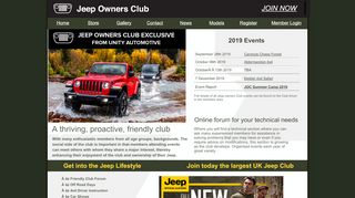 
                            9. Jeep Owners Club - For Jeep owners and Enthusiasts