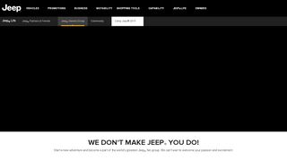 
                            3. Jeep® Owners Group - The Official Group | Jeep® UK