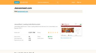 
                            2. Jeevanmeet.com: JeevanMeet | Leading India Matrimonials