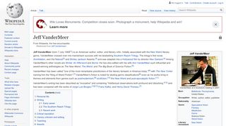 
                            2. Jeff VanderMeer - Wikipedia