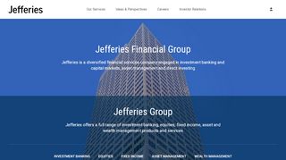 
                            2. Jefferies - A Diversified Financial Services Company