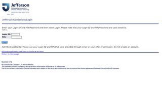 
                            6. Jefferson Admissions Login - Thomas Jefferson University