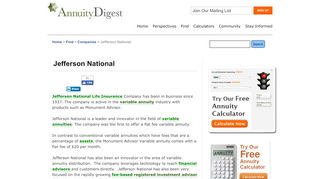 
                            9. Jefferson National | Annuity Digest Company …