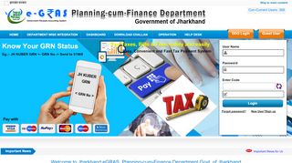 
                            9. JeGRAS::Login - Finance Jharkhand