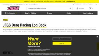 
                            2. JEGS Drag Racing Log Book | JEGS