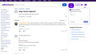 
                            1. jegs racers signup? | Yahoo Answers