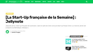 
                            8. Jellynote : [La Start-Up française de la Semaine]