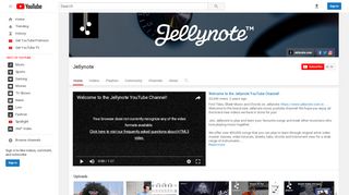 
                            6. Jellynote - YouTube