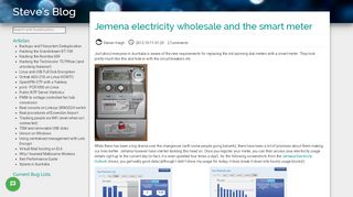 
                            9. Jemena electricity wholesale and the smart meter | Steve's Blog