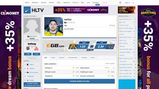 
                            6. Jerry 'xelos' Råberg's CS:GO Player Profile | HLTV.org