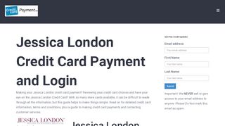 
                            9. Jessica London Credit Card Payment - Login - Address - …