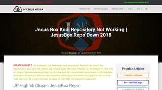 
                            8. Jesus Box Repo Down | JesusBox Kodi Repository …