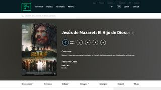 
                            8. Jesús de Nazaret: El Hijo de Dios (2019) — The Movie ...