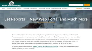 
                            7. Jet Reports – New Web Portal and Much More