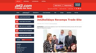 
                            5. Jet2holidays Revamps Trade Site | Jet2.com