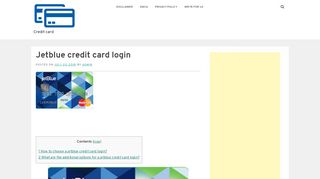 
                            3. Jetblue credit card login - Credit card - audreysedibles.com