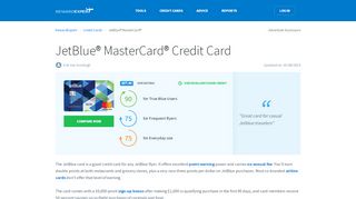 
                            7. JetBlue MasterCard Credit Card (Tips for Getting 45K ...