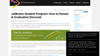 
                            3. JetBrains Student Program: How to Renew & Graduation ...