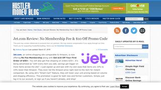 
                            2. Jet.com Review: No Membership Fee & $10 Off Promo Code