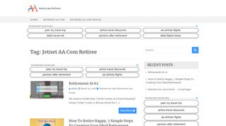 
                            6. Jetnet AA Com Retiree | Retirees AA com