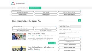 
                            3. Jetnet Retirees AA | Retirees AA com