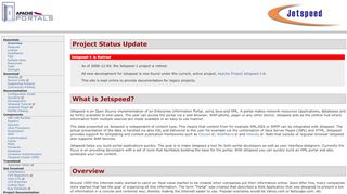
                            1. Jetspeed Overview - Apache Portals