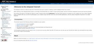 
                            2. Jetspeed Tutorial - Apache Portals