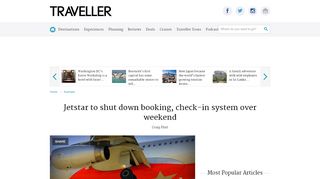 
                            9. Jetstar to shut down booking, check-in system over weekend